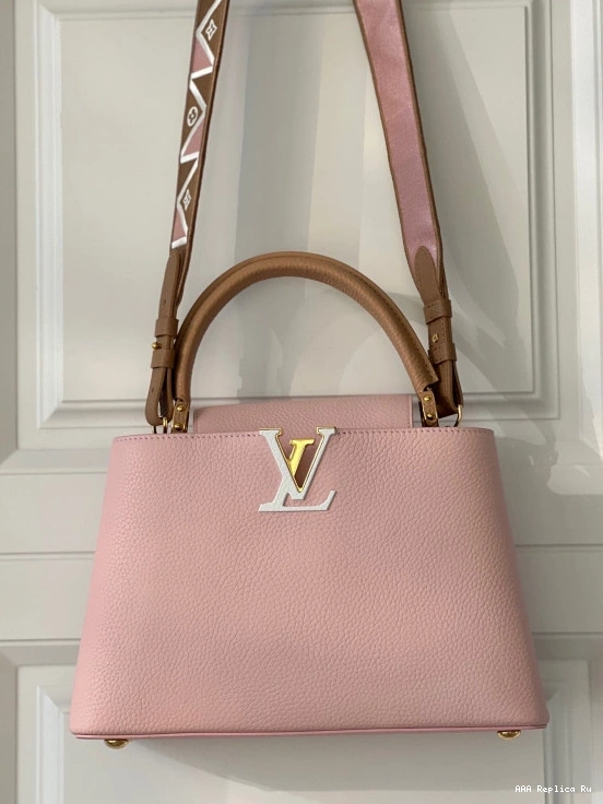 AAA Pruses Bags MM VUITTON CAPUCINES LOUIS 0825